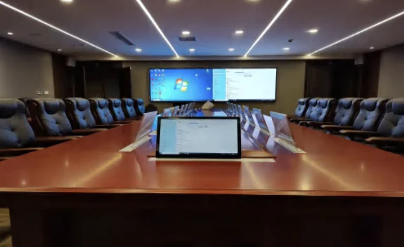 CATL · A meeting room built around video collaboration